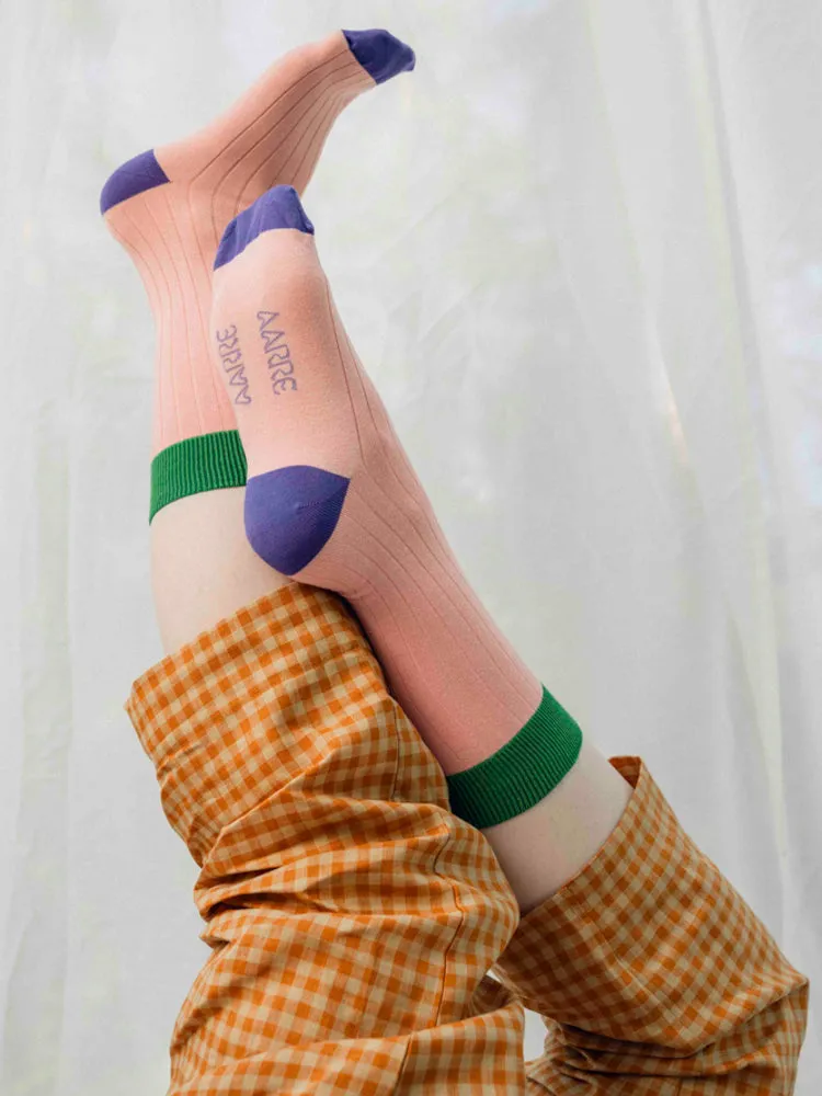 Bamboo Rib Socks Pink sold by Ivalo.com product image thumbnail 2