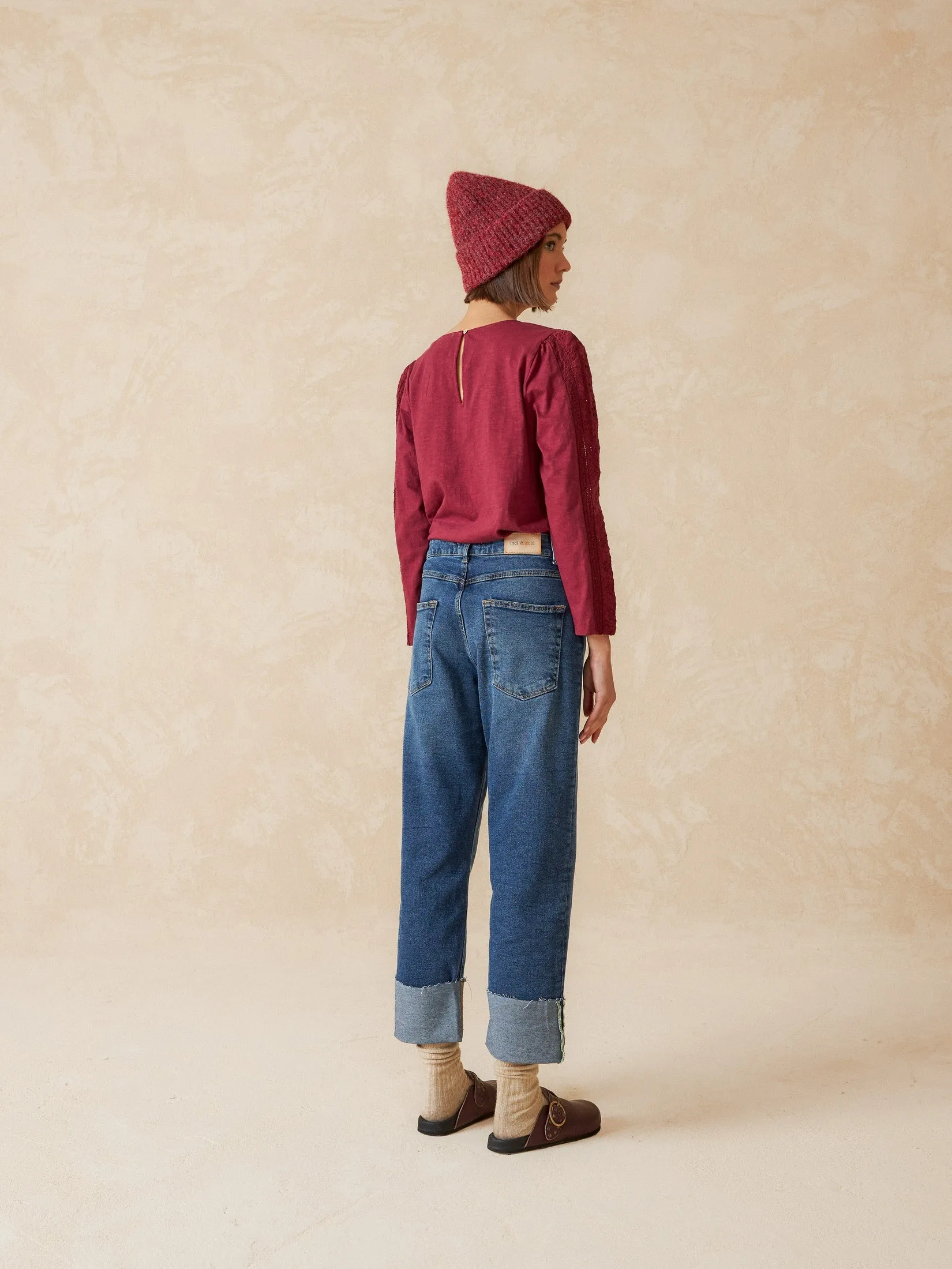 Embroidered Blouse Red sold by Ivalo.com product image thumbnail 4