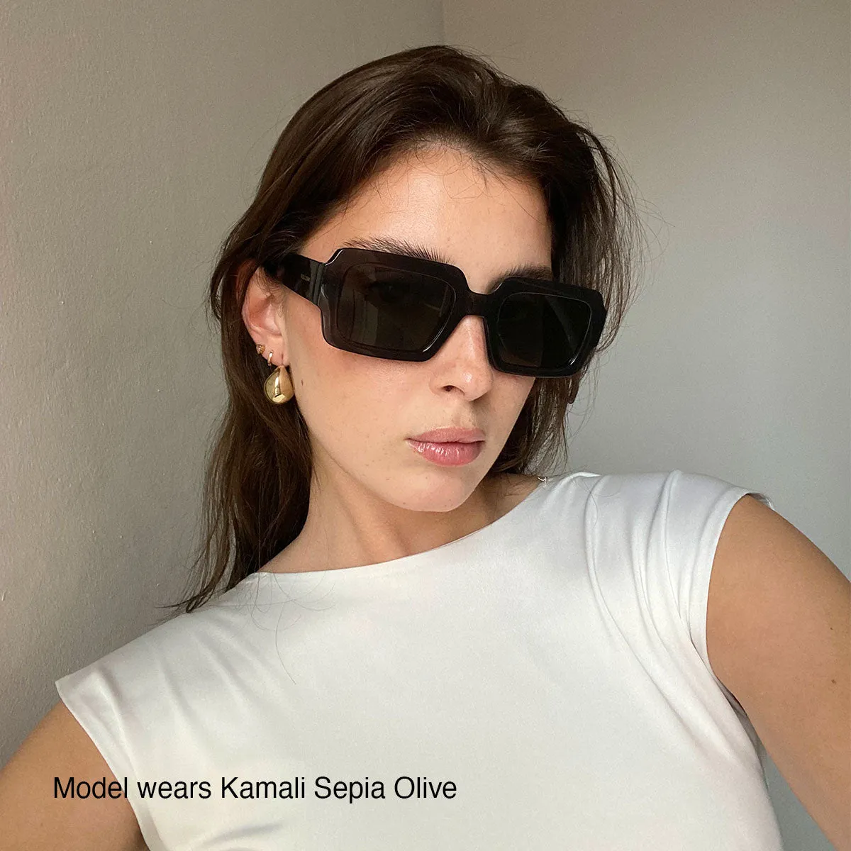 Kamali Sunglasses Dark Pink Olive sold by Ivalo.com product image thumbnail 4