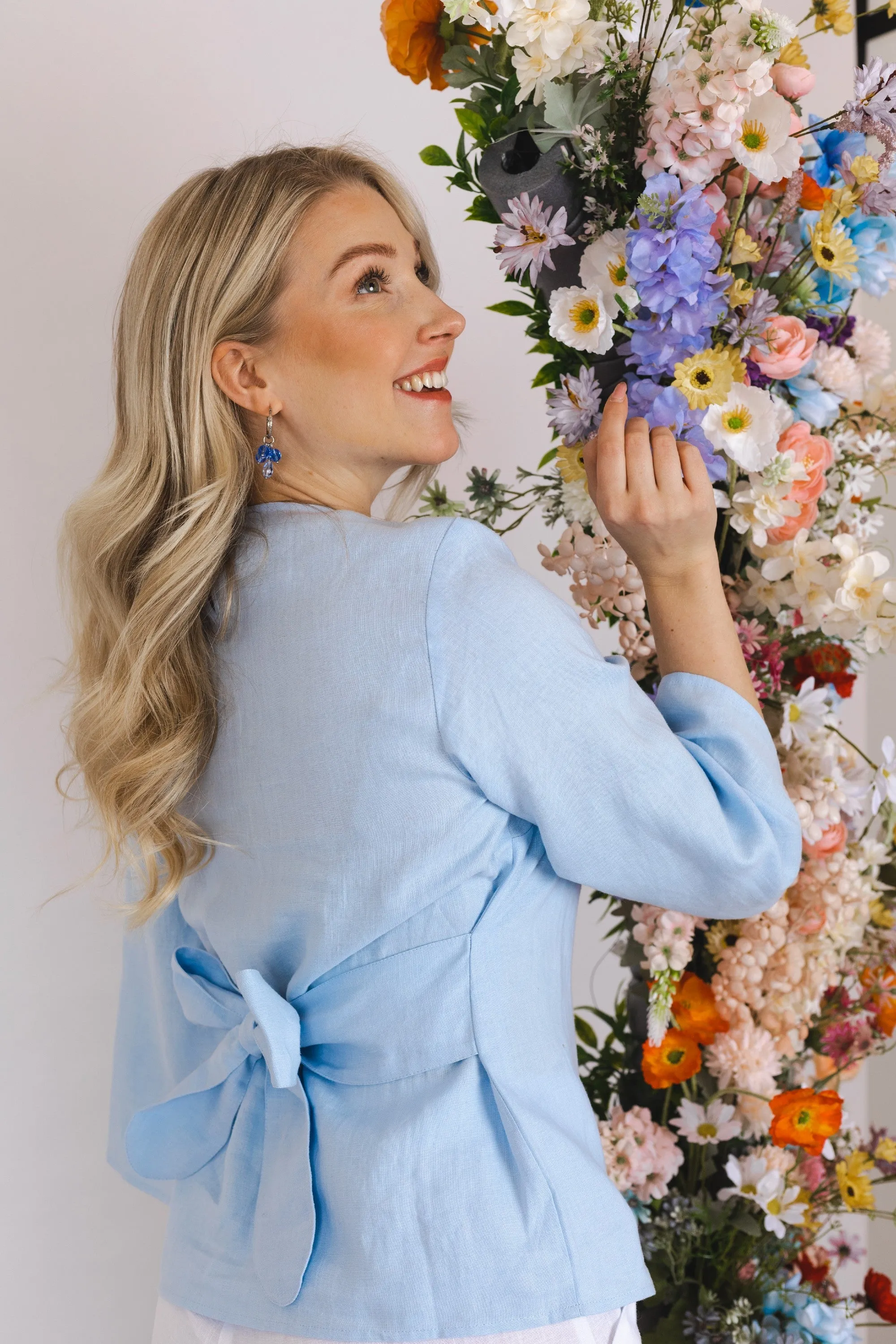 Ophelia Blouse Sky Blue sold by Ivalo.com