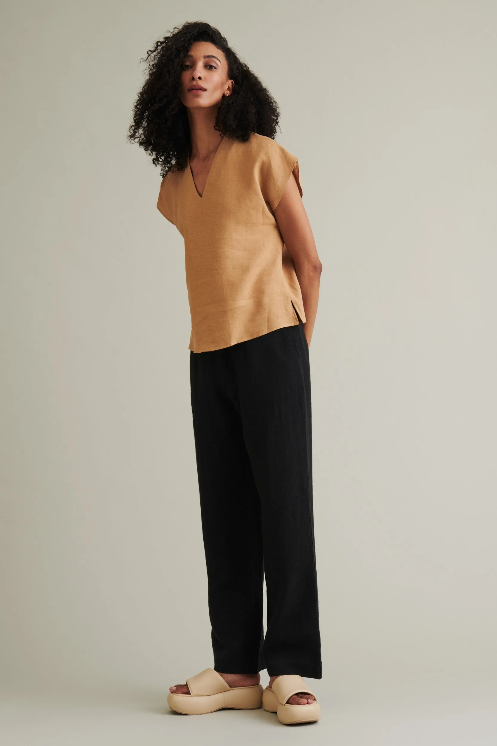 Väsby Linen Shirt Honey sold by Ivalo.com product image thumbnail 2