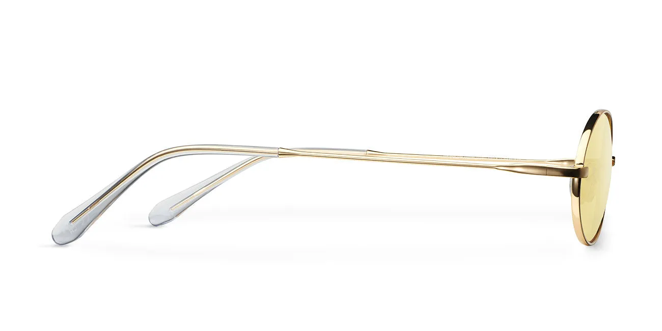 Amara Sunglasses Gold Yellow sold by Ivalo.com product image thumbnail 3