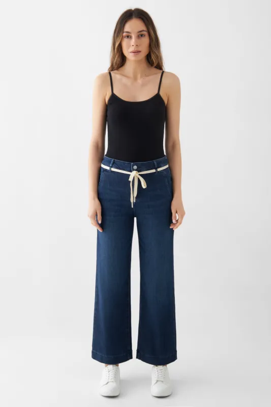 Dew Cropped Jeans Dark Denim sold by Ivalo.com