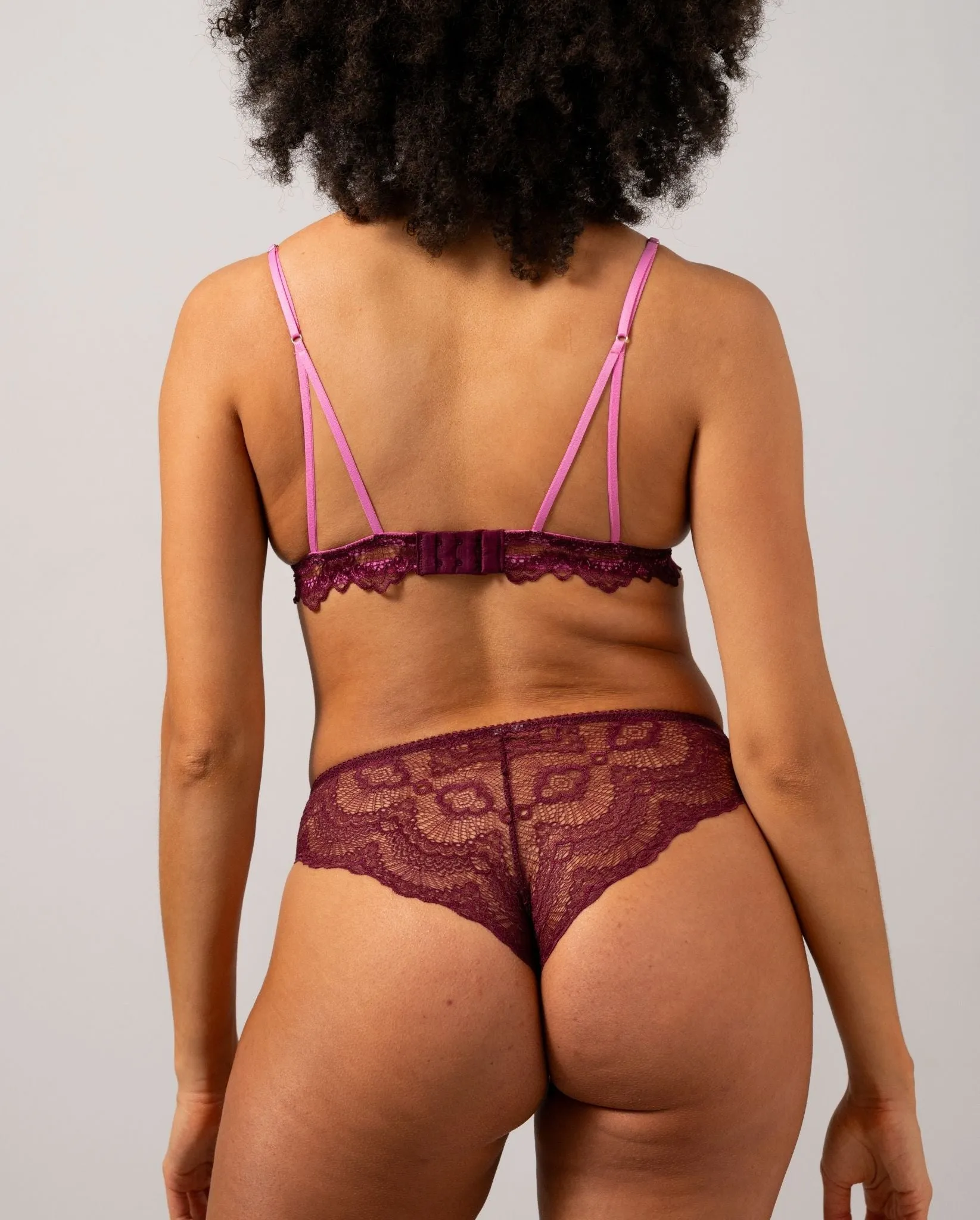 Lace Cheeky Burgundy Candy Pink sold by Ivalo.com product image thumbnail 4