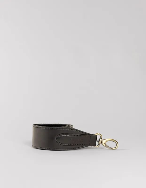 Reversible Crossbody Strap Black Classic Leather sold by Ivalo.com
