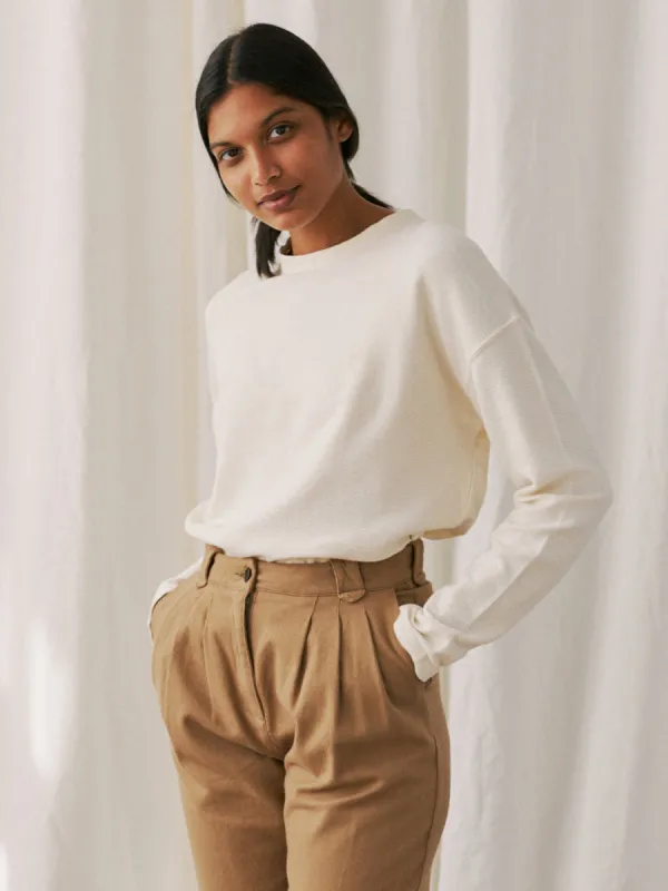 Owston Sweater Natural White sold by Ivalo.com