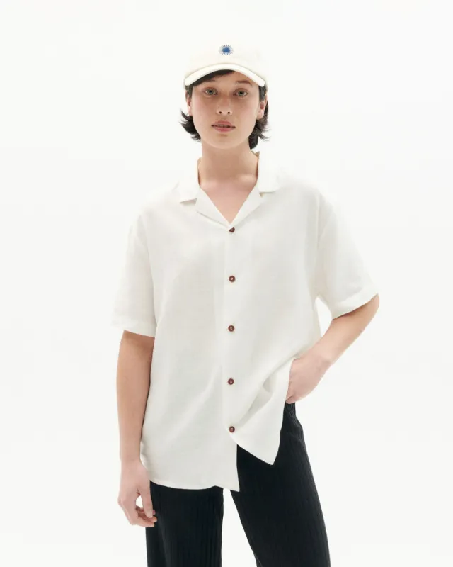 Hemp Jules Unisex Shirt White sold by Ivalo.com
