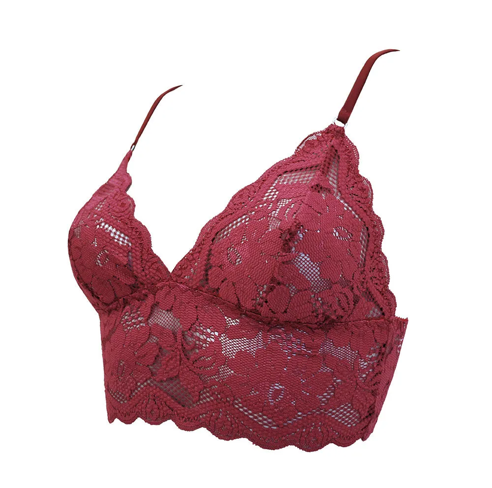 Berry Longline Bralette Red sold by Ivalo.com product image thumbnail 3