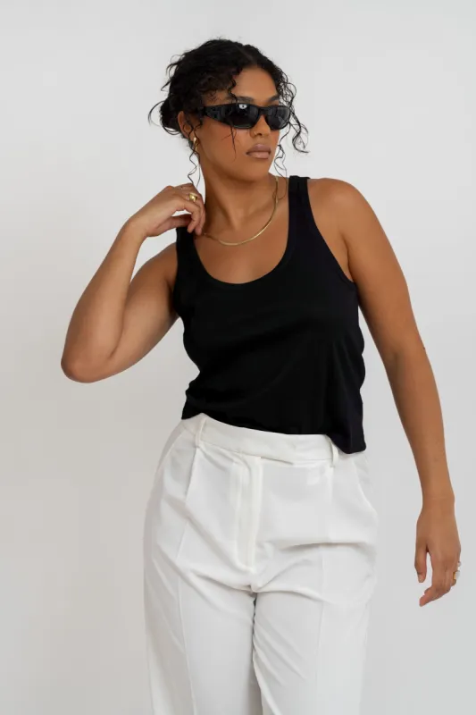 Loose Tank Top Black sold by Ivalo.com