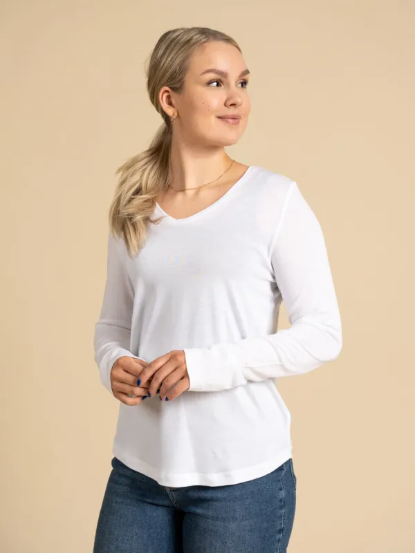Aava Long Sleeve Shirt White sold by Ivalo.com