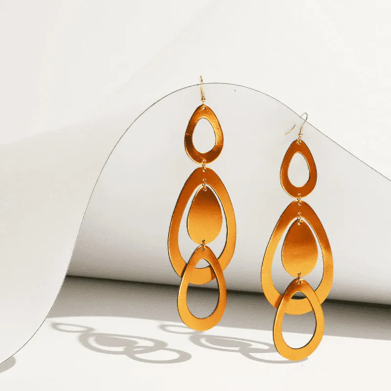 Sade Grande Waterfall Earrings sold by Ivalo.com