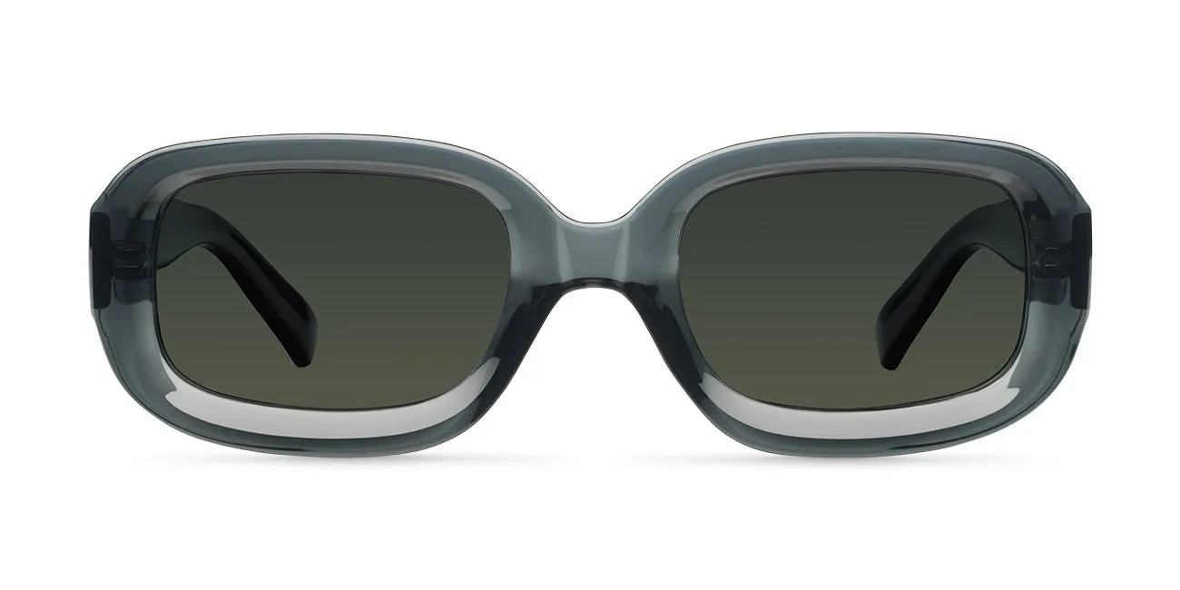 Dashi Sunglasses Fossil Grey/Olive Green sold by Ivalo.com