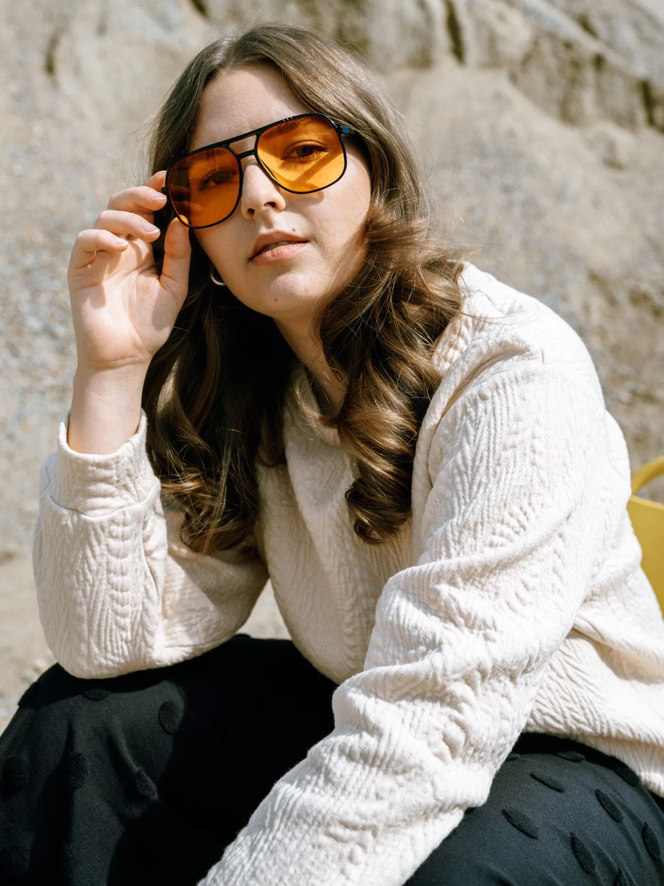 Frankie Sweatshirt Wild Jacquard Light Beige sold by Ivalo.com product image thumbnail 3