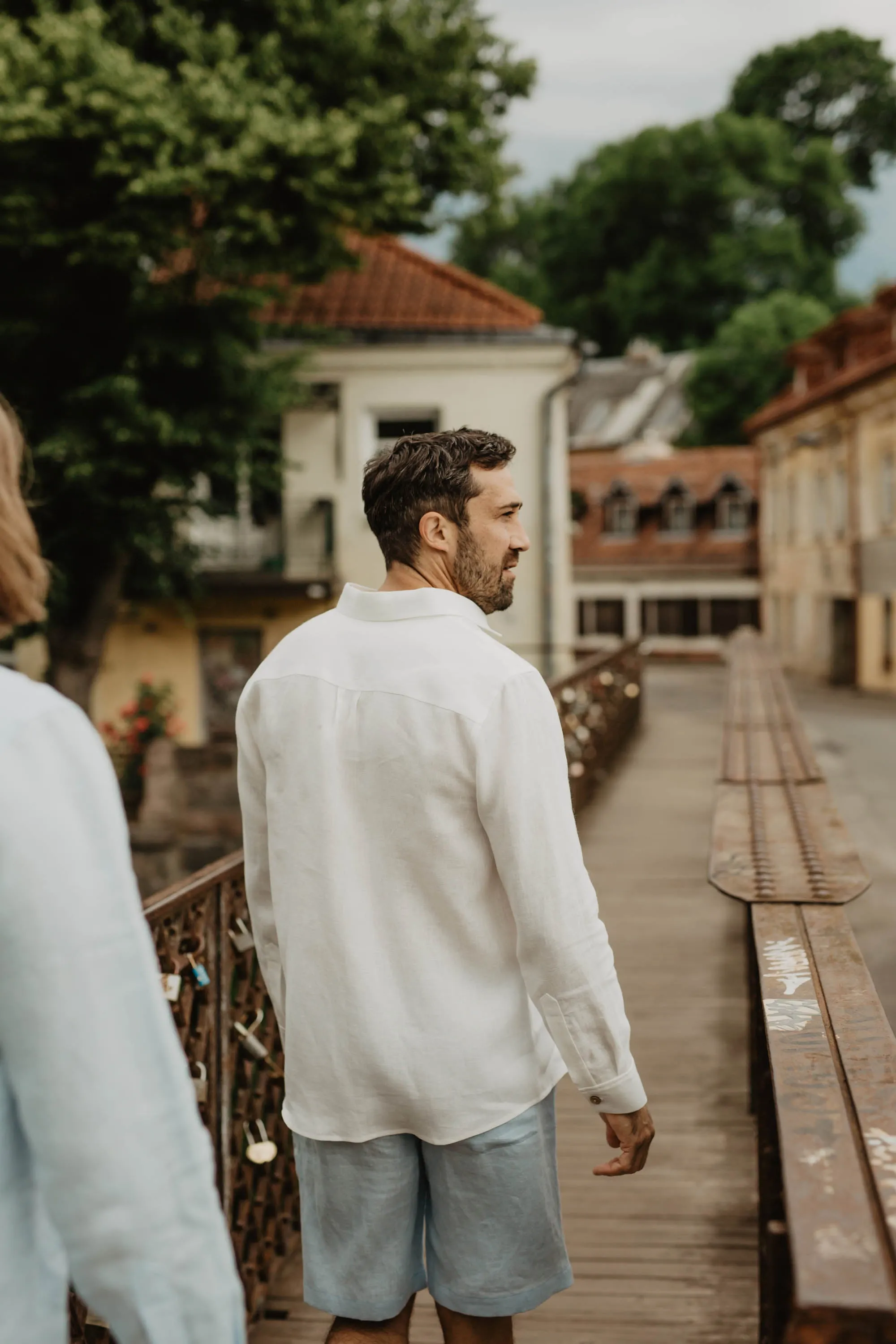 Naglis Men's Long Sleeve Linen Shirt sold by Ivalo.com product image thumbnail 3