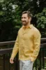 Naglis Men's Long Sleeve Linen Shirt sold by Ivalo.com
