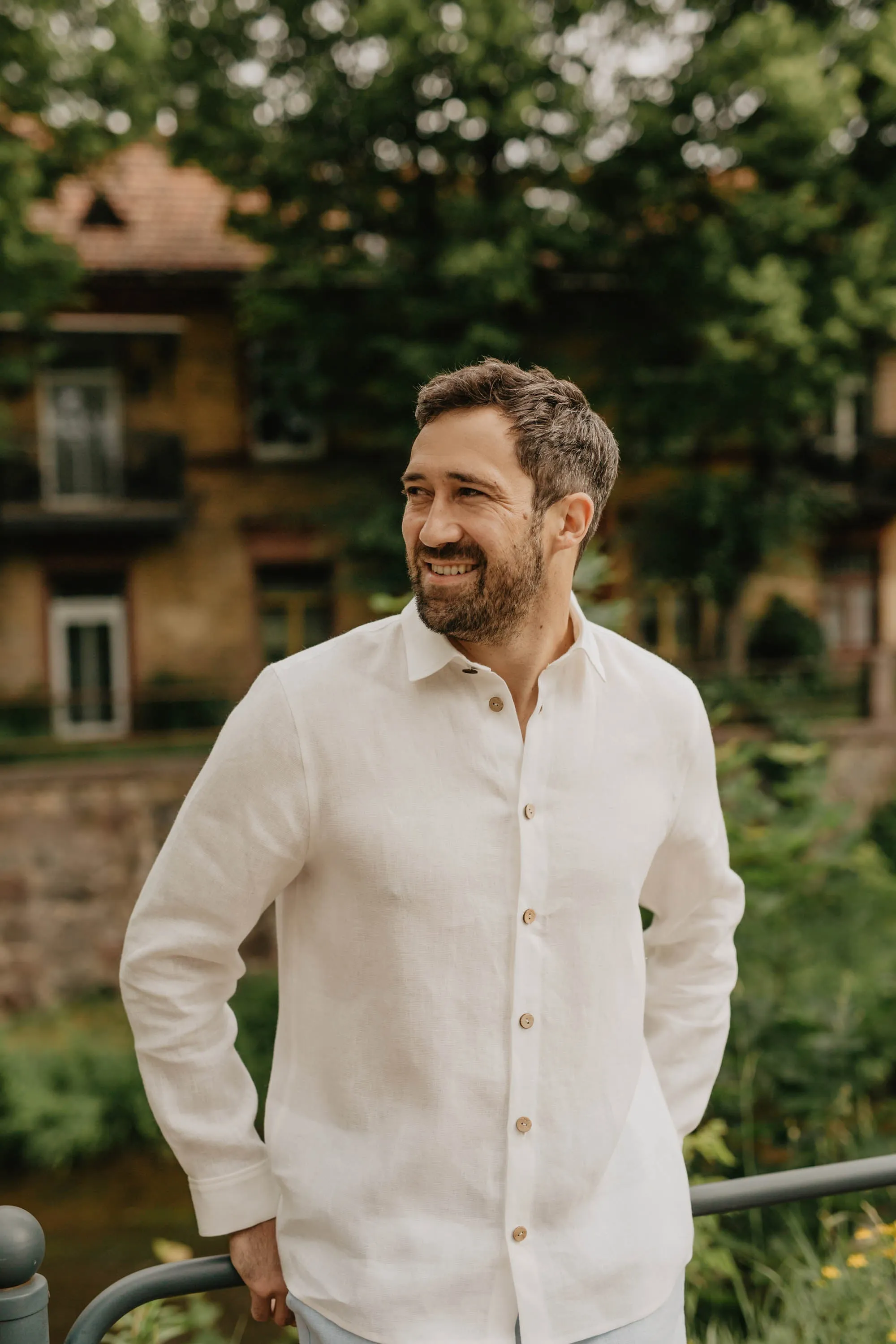 Naglis Men's Long Sleeve Linen Shirt sold by Ivalo.com product image thumbnail 2