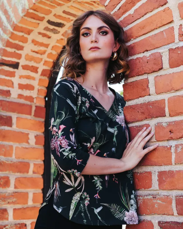 Vera Blouse Mockingbird sold by Ivalo.com