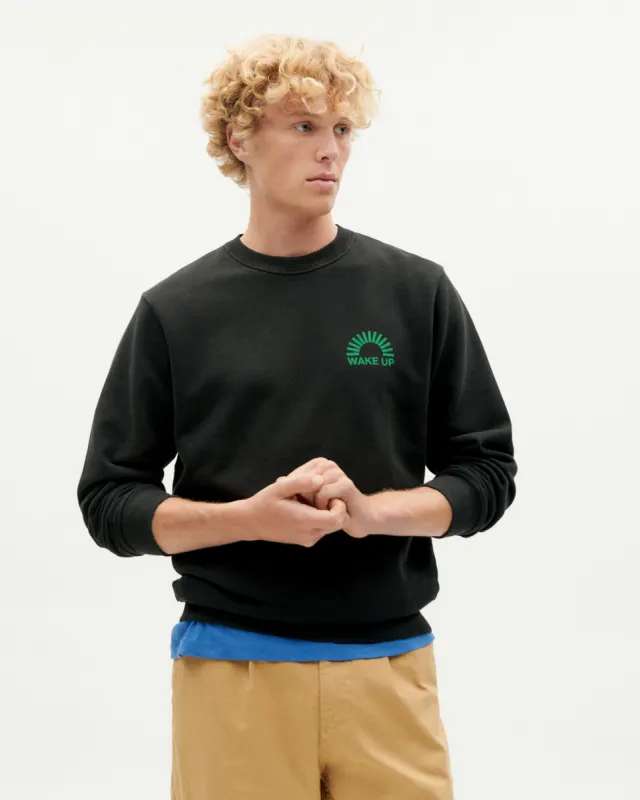 Wake Up Sweatshirt Black sold by Ivalo.com