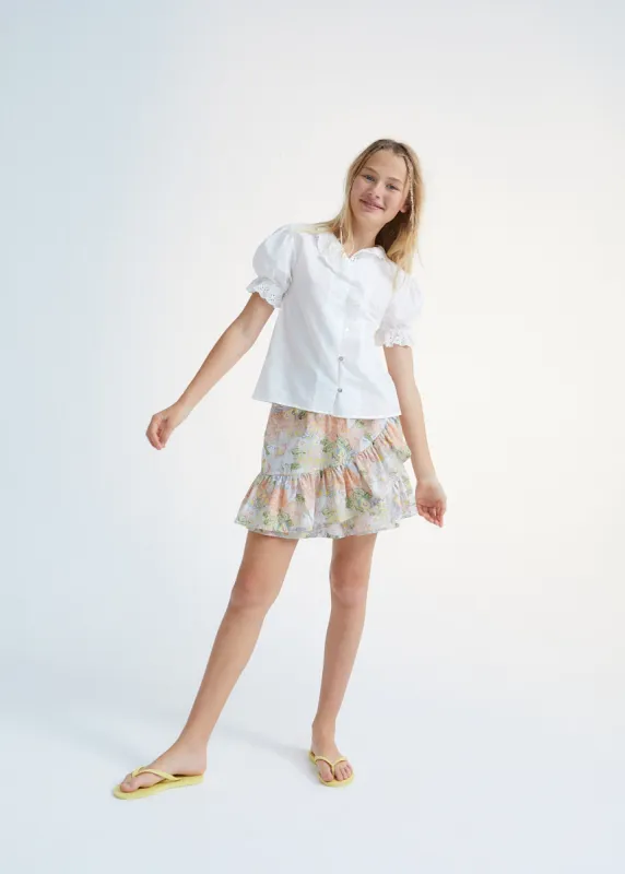 Silver Kid's Skirt White sold by Ivalo.com