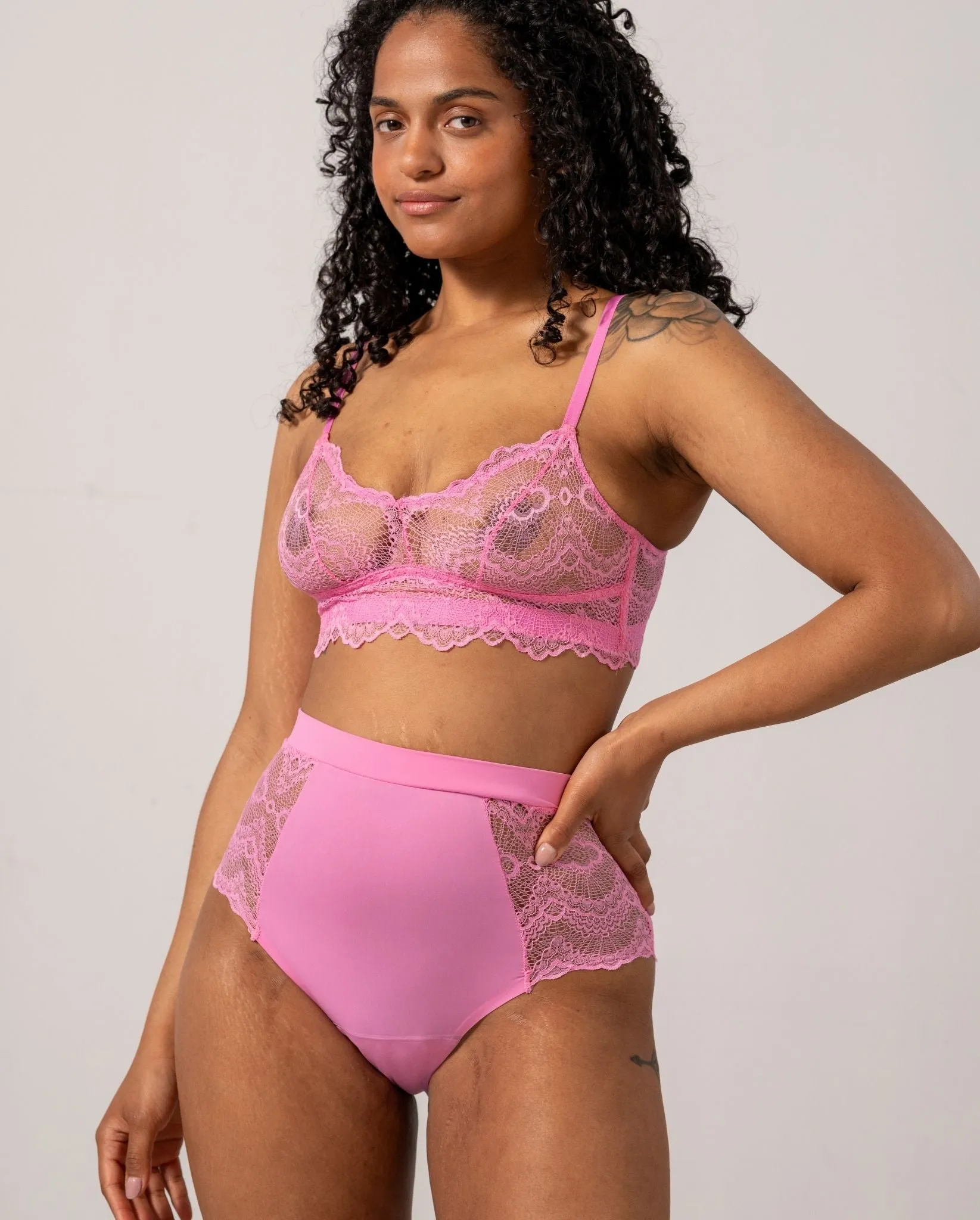 Medium Flow Lace Period Underpants 3-Pack Pink sold by Ivalo.com product image thumbnail 3