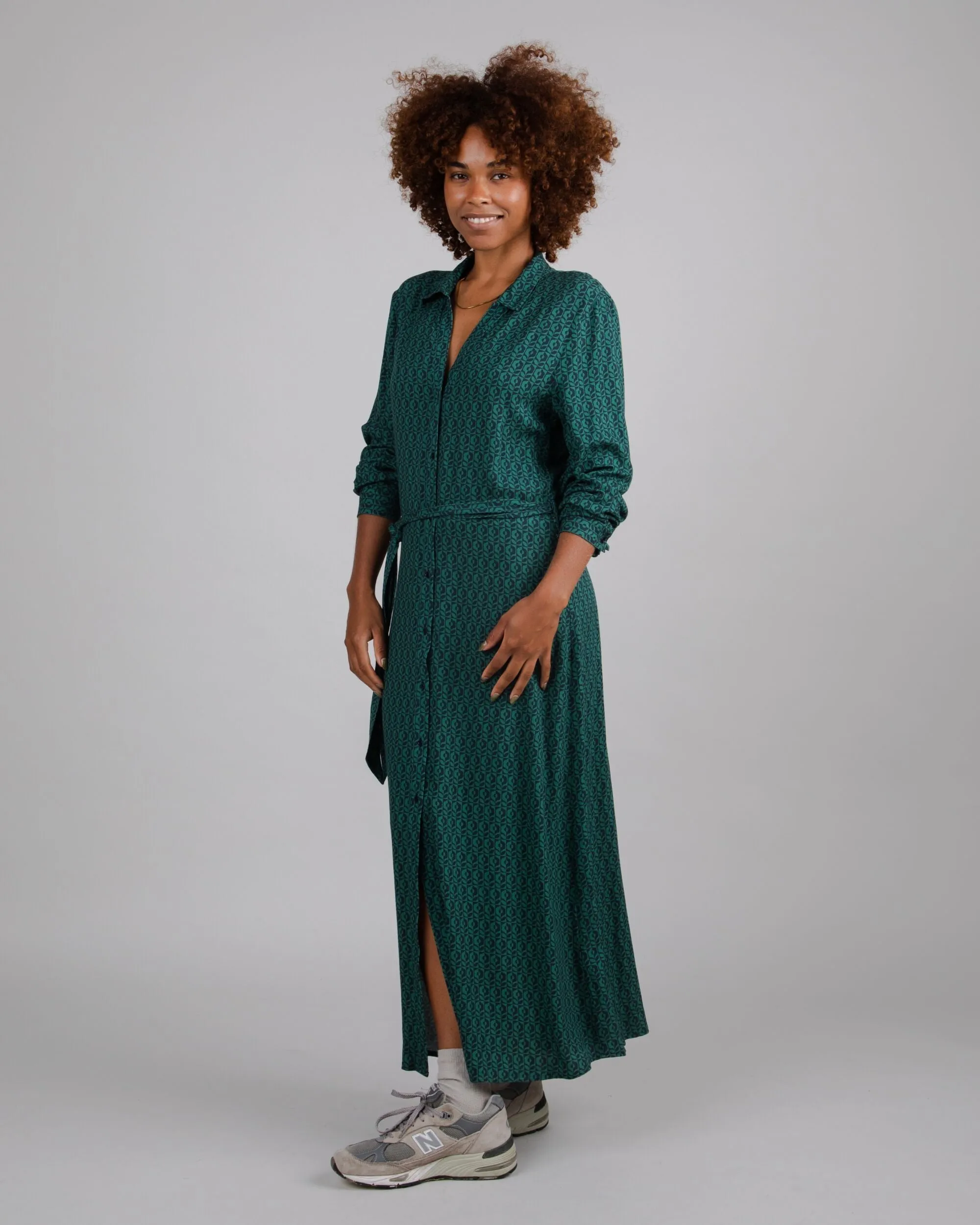 Sunflower Long Vneck Dress Green sold by Ivalo.com product image thumbnail 2