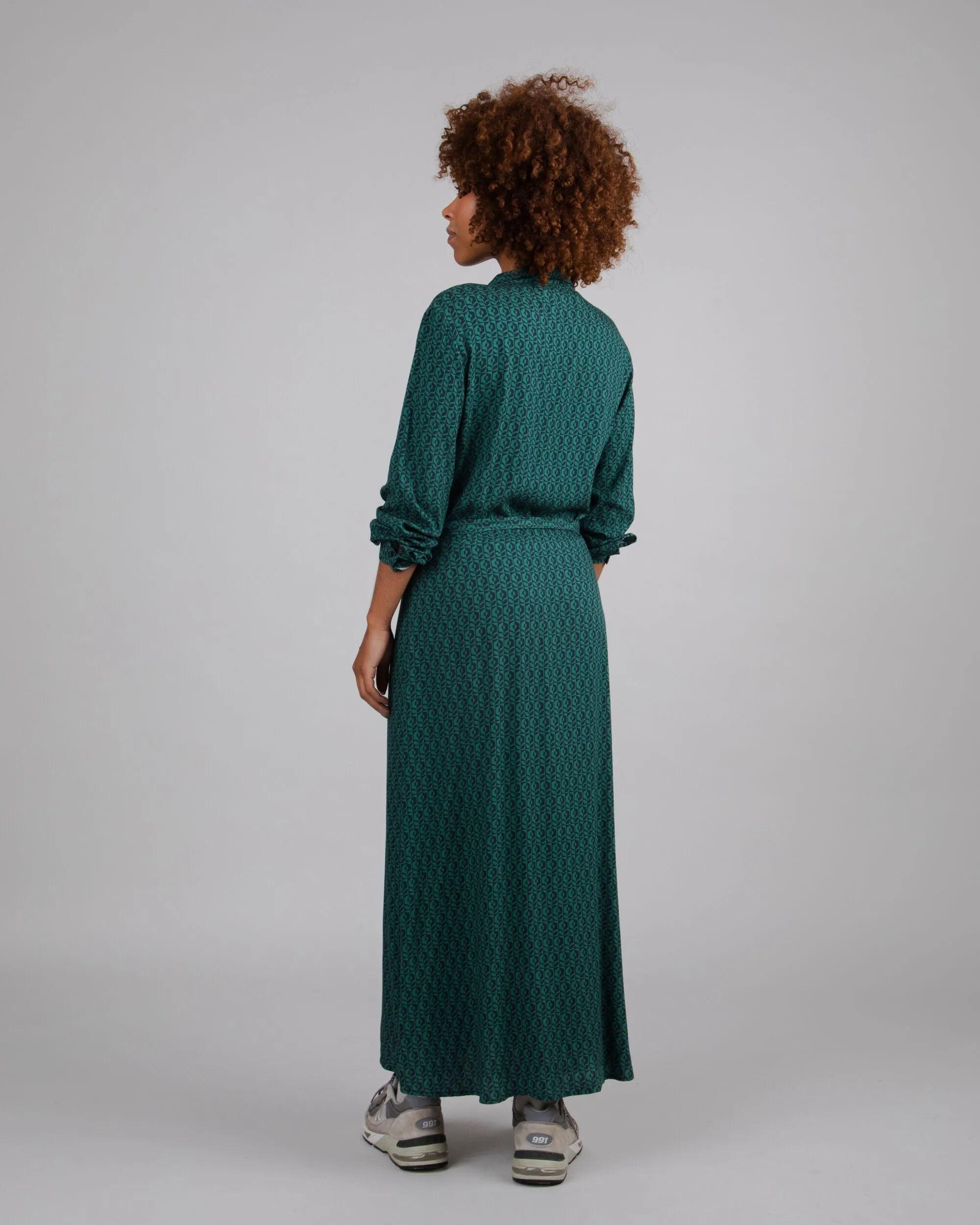 Sunflower Long Vneck Dress Green sold by Ivalo.com product image thumbnail 4