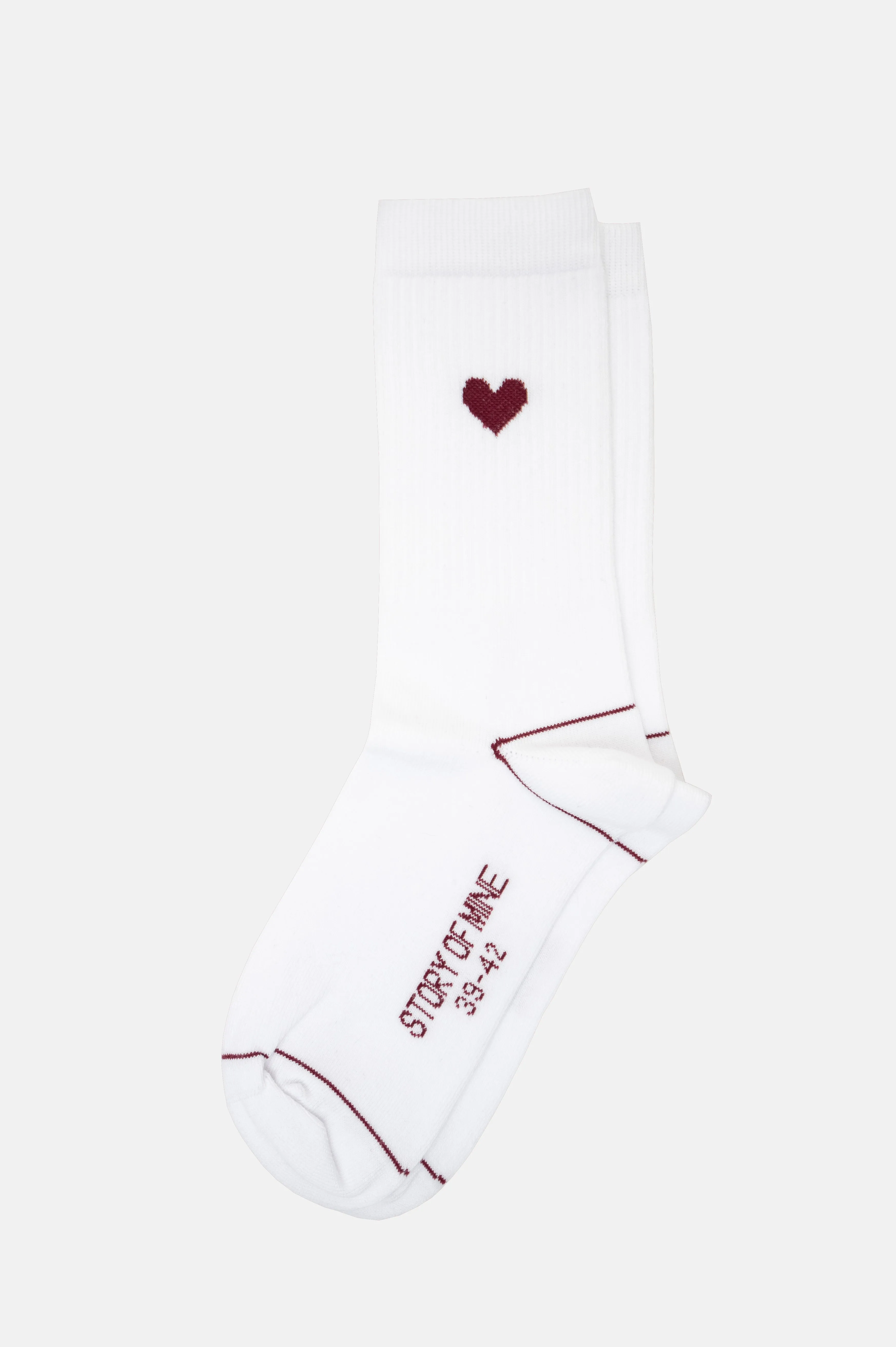 Heart Socks White sold by Ivalo.com