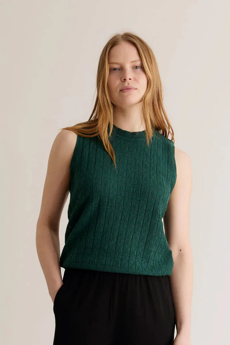 Mila Knitted Top Dark Green sold by Ivalo.com product image thumbnail 2