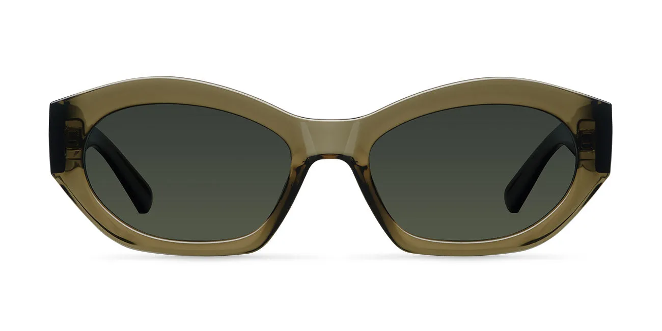 Siti Sunglasses Moss/Olive Green sold by Ivalo.com