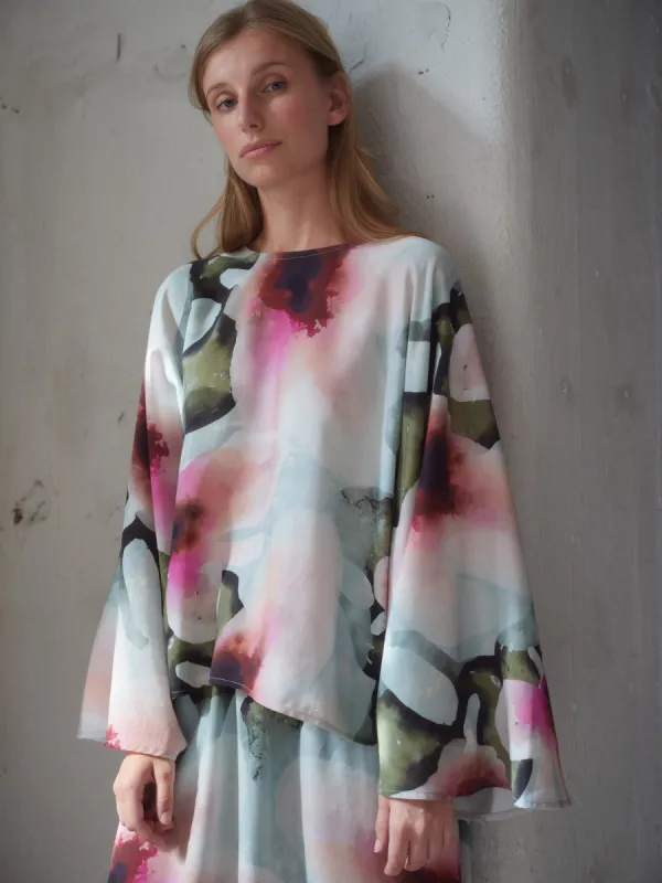 Tencel Shirt Pastel Floral sold by Ivalo.com