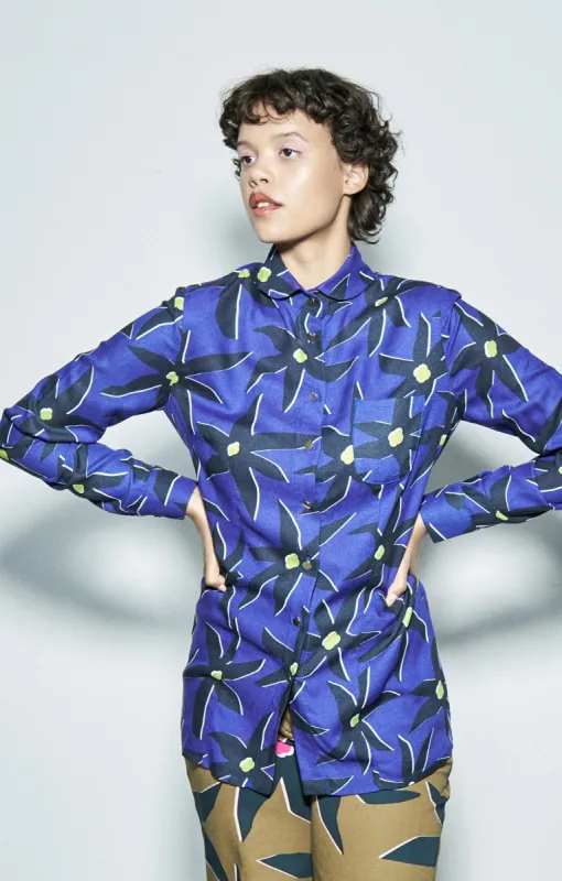 Cspike Fitted Shirt Starflower Blue sold by Ivalo.com