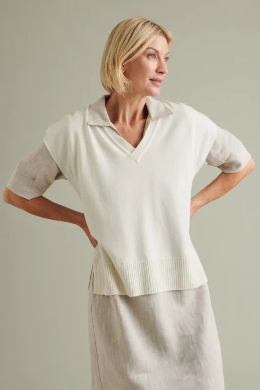 Vänö Merino Wool Vest White sold by Ivalo.com