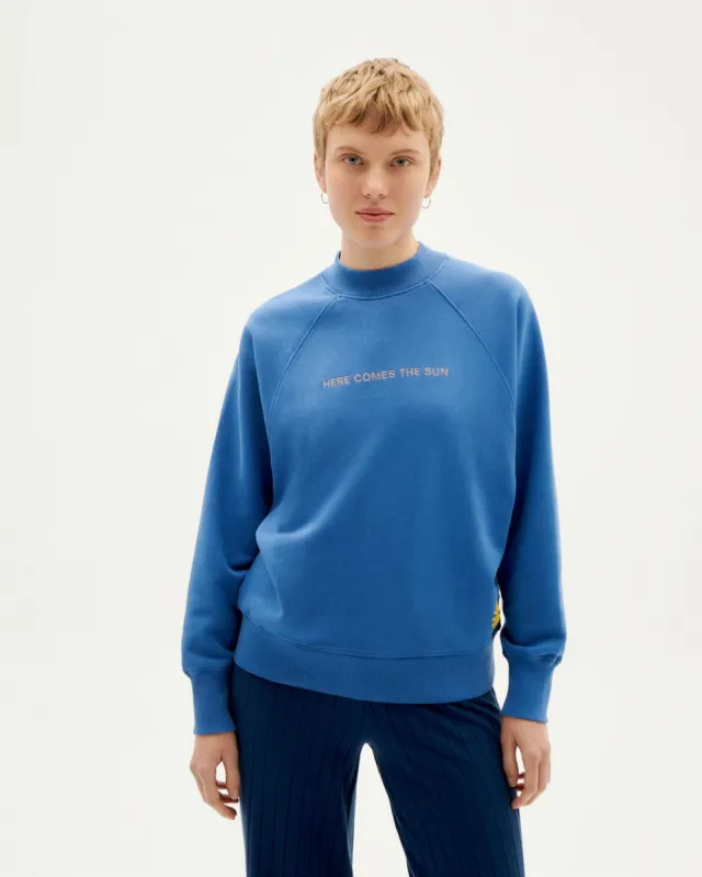 Here Comes The Sun Sweatshirt Heritage Blue sold by Ivalo.com