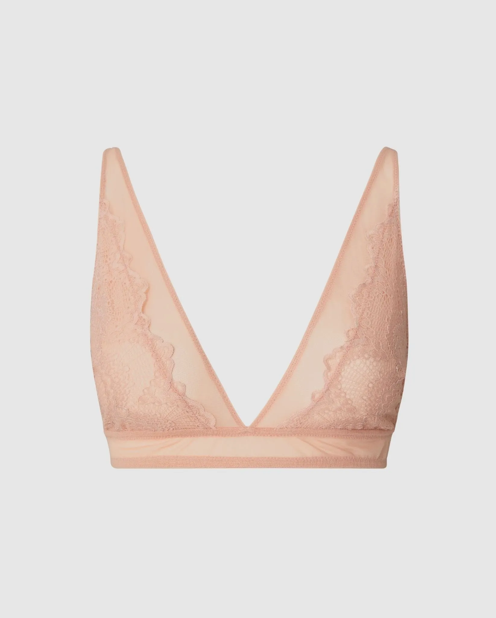 Lace Plunge Bralette Nude sold by Ivalo.com