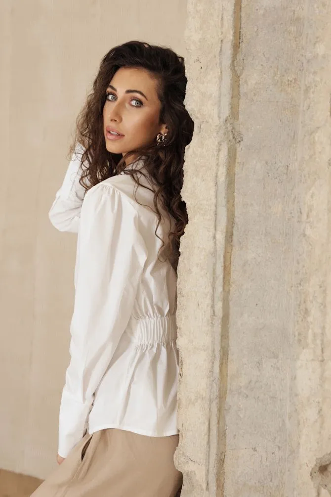 Elia Button-Up Shirt White sold by Ivalo.com product image thumbnail 5