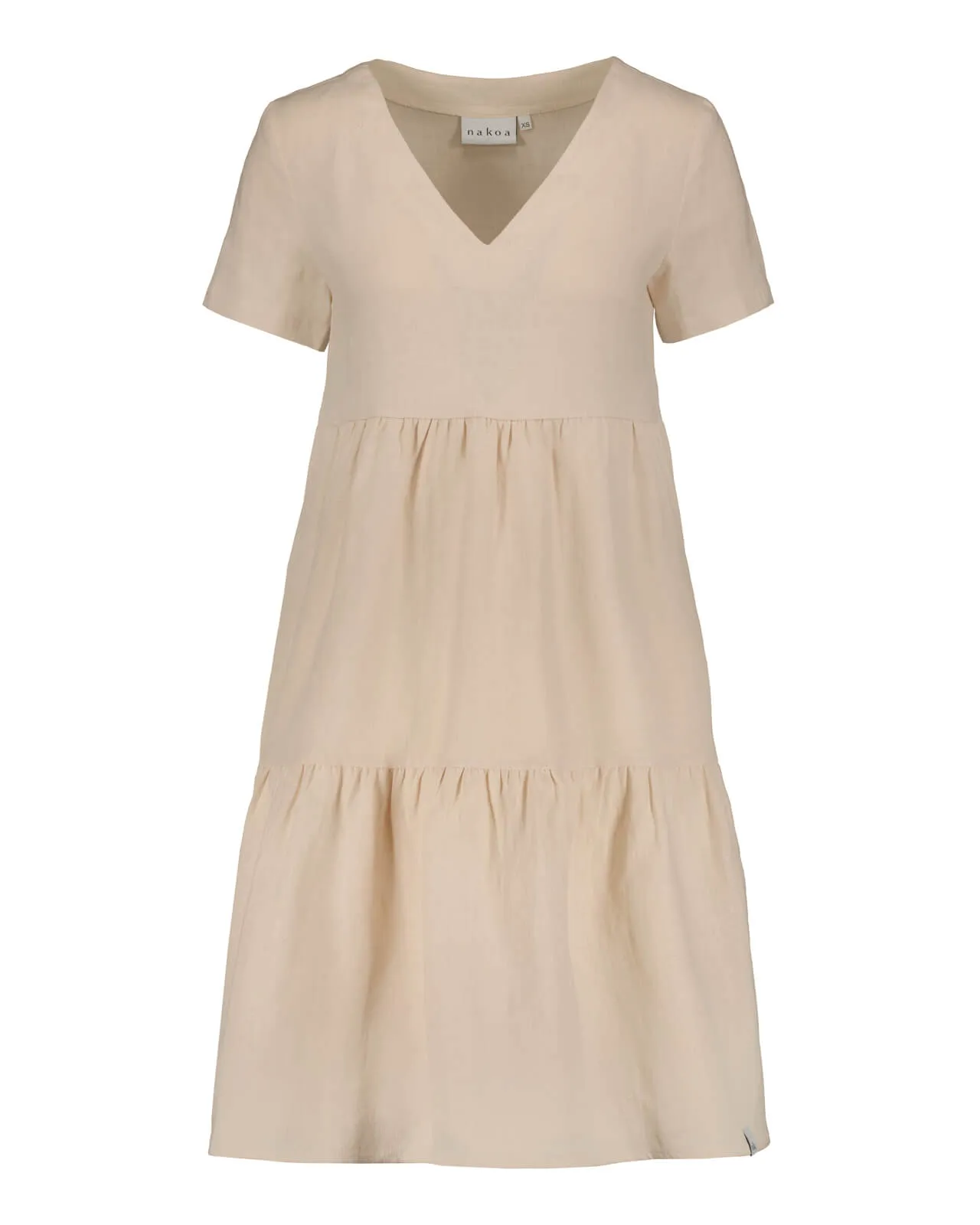 Linen Layer Dress Sandshell Beige sold by Ivalo.com product image thumbnail 2