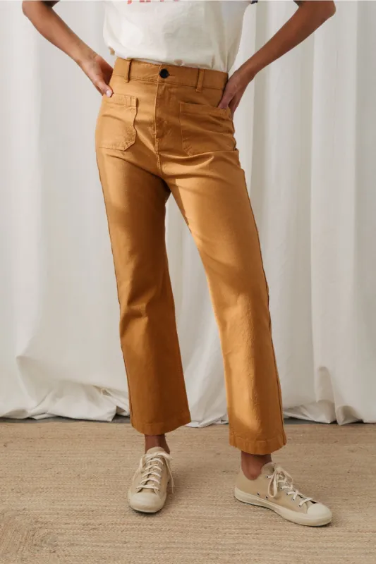 Yunosti Trousers Honey Mustard Yellow sold by Ivalo.com