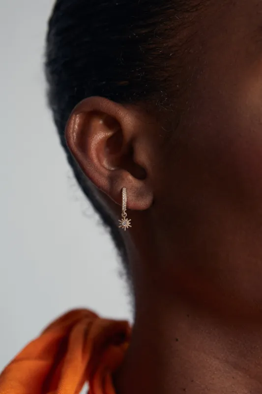 Shiny Star Single Earring Gold sold by Ivalo.com