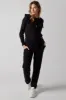 Women's Set With Zippered Hoodie And Joggers Black sold by Ivalo.com