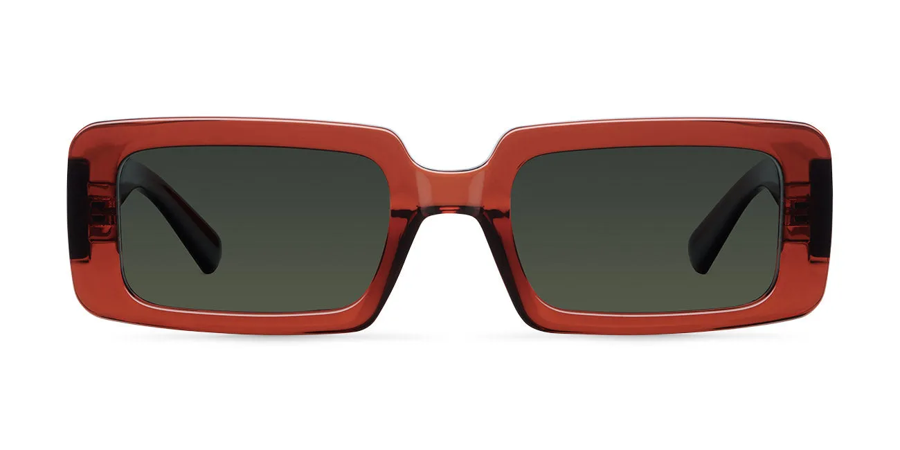 Kisai Sunglasses Maroon Olive sold by Ivalo.com