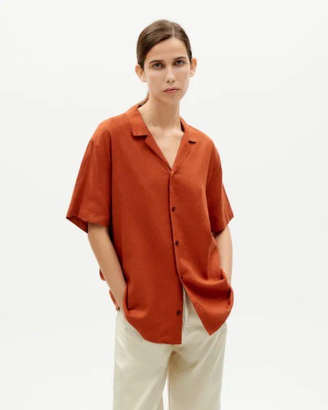 Hemp Jules Unisex Shirt Red sold by Ivalo.com