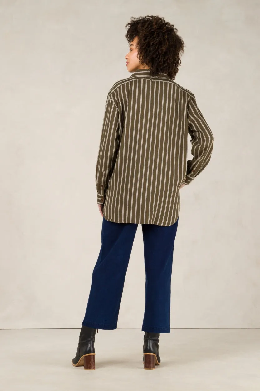 Daria Cropped Pants Indigo Herringbone sold by Ivalo.com product image thumbnail 5