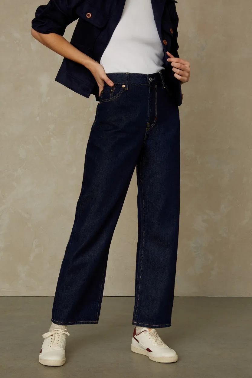 Liora Cropped Jeans Dark Denim sold by Ivalo.com product image thumbnail 2