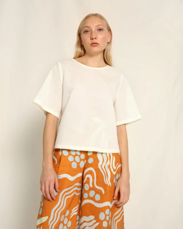 Leora Shirt Arioso Ecru White sold by Ivalo.com