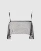 Loose Fit Mesh Bandeau Black/Silver sold by Ivalo.com