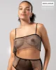 Loose Fit Mesh Bandeau Black/Silver sold by Ivalo.com