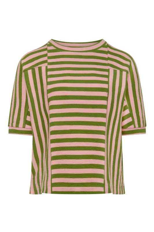 Juniper T-Shirt Striped Pink sold by Ivalo.com