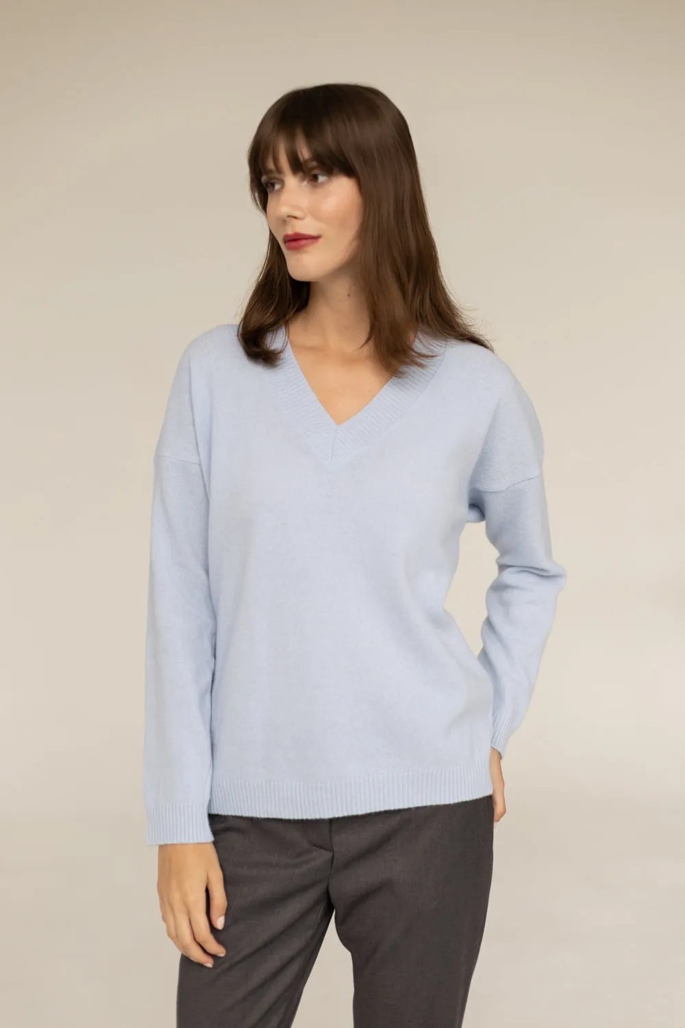 Cashmere Sweater Blue sold by Ivalo.com product image thumbnail 2