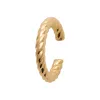 Twisted Earcuff Gold sold by Ivalo.com
