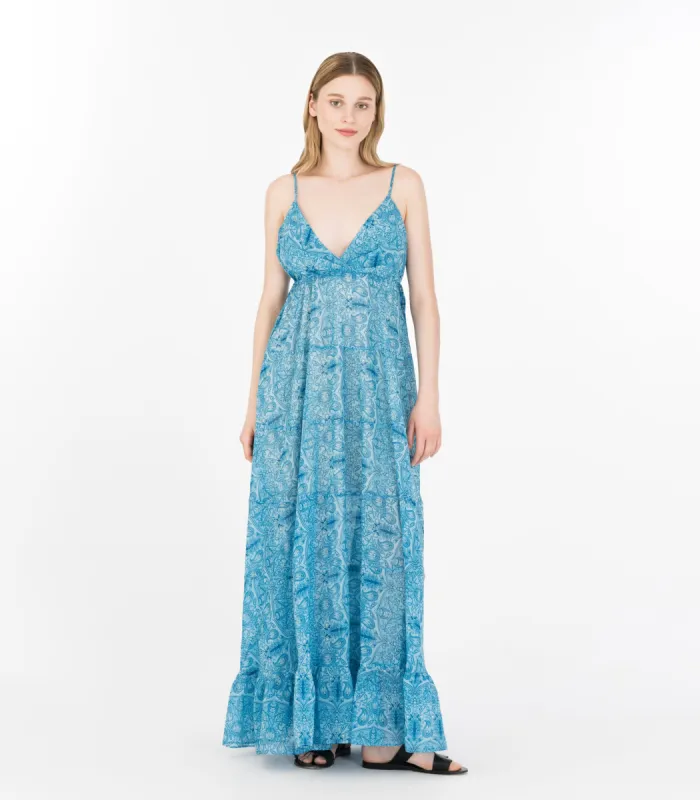 Aquarium Maxi Dress Blue sold by Ivalo.com